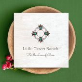 Bienenkarte Rustic Wood Business Card Quadratische Visitenkarte