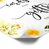 Bienenkarte und -geschenke poster (Ecke)