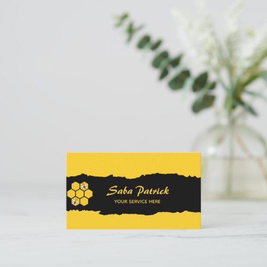 Bienenkarte Visitenkarte (Stehend Vorderseite)