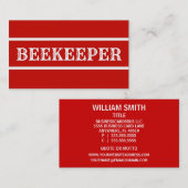 Bienenkarte Visitenkarte (Vorne/Hinten)