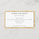 Bienenkarte Visitenkarte (Rückseite)