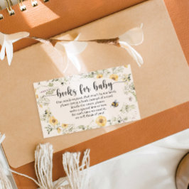 Bienenkarte Wildblume Windelwaschmaschine Begleitkarte