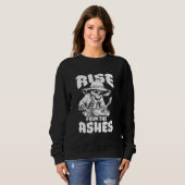 Bienenkelette Honigwabe Honigbiene Sweatshirt (Vorne ganz)