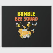 Bienenkirche Art Humble Squad 2 Geschenkpapier (Flach)