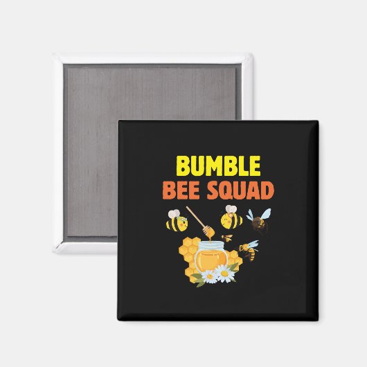 Bienenkirche Art Humble Squad 2 Magnet (Vorderseite/Rückseite)