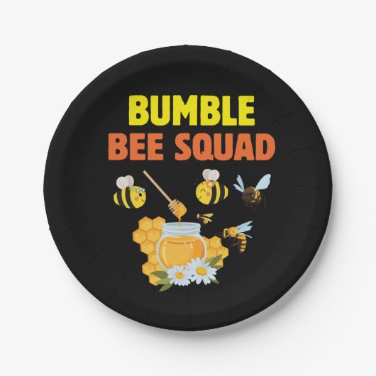 Bienenkirche Art Humble Squad 2 Pappteller (Vorderseite)