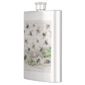 Bienenkleiferin Königin Bienen Antike Flachmann (Links)