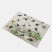 Bienenkleiferin Königin Bienen Antike Fußmatte (Schrägansicht)