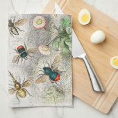 Bienenkleiferin Königin Bienen Antike Geschirrtuch (Viertel Falte)