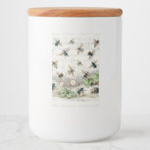 Bienenkleiferin Königin Bienen Antike Lebensmitteletikett (Vorderseite)