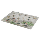 Bienenkleiferin Königin Bienen Antike Schneidebrett (Ecke)