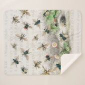 Bienenkleiferin Königin Bienen Antike Sherpadecke (Vorderseite (Horizontal))