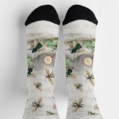 Bienenkleiferin Königin Bienen Antike Socken (Oben)