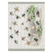 Bienenkleiferin Königin Bienen Antike Tischdecke (Vorderseite)