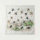 Bienenkleiferin Königin Bienen Antike Wandteppich (Vorderseite)