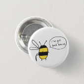 Bienenknie-Abzeichen Button (Vorne & Hinten)