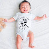 Bienenknie auf Abschlag Baby Strampler