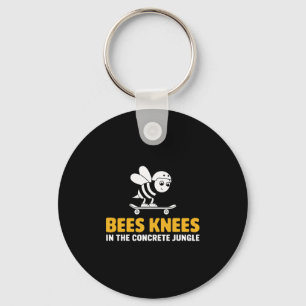 Bienenknie Skateboarding-Design Schlüsselanhänger