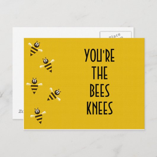 Bienenknochen Postkarte (Vorne/Hinten)