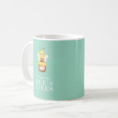 Bienenknochen-Valentinstag-Tasse Kaffeetasse (Vorderseite Links)