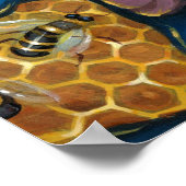 Bienenkönigin ART PRINT Rokoko Pop Surrealismus Poster (Ecke)