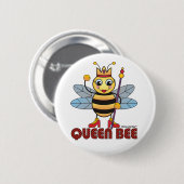 Bienenkönigin Button (Vorne & Hinten)
