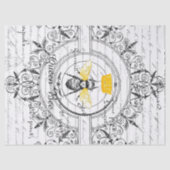 Bienenkönigin Decoupage Seidenpapier (Vorderseite)