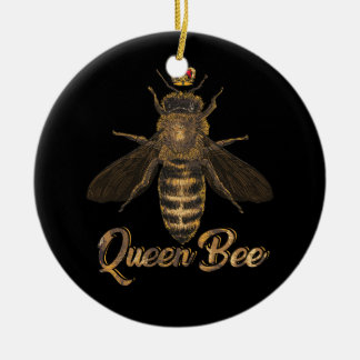 Bienenkönigin Honig Lover Bee Keeper Keramik Ornament