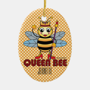 Bienenkönigin Keramik Ornament