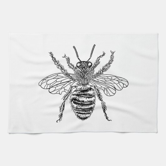 Bienenkönigin Küchentuch (Horizontal)