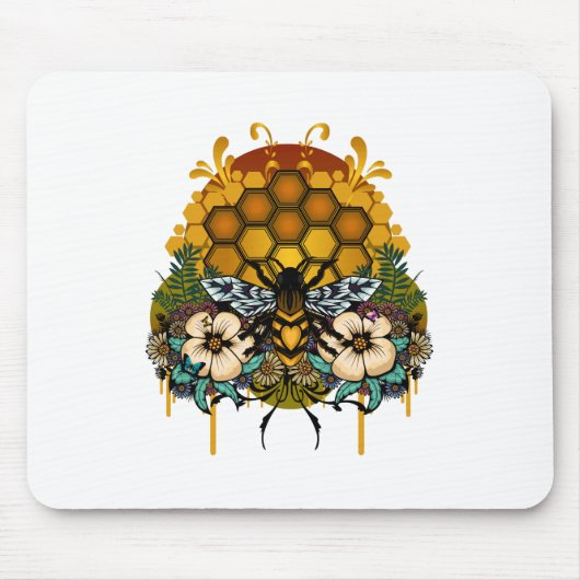 Bienenkönigin Mousepad (Vorne)
