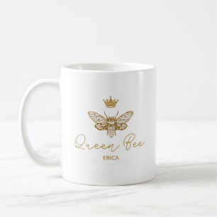 Bienenkönigin Personalisierte Kronen-Tasse Geschen Kaffeetasse