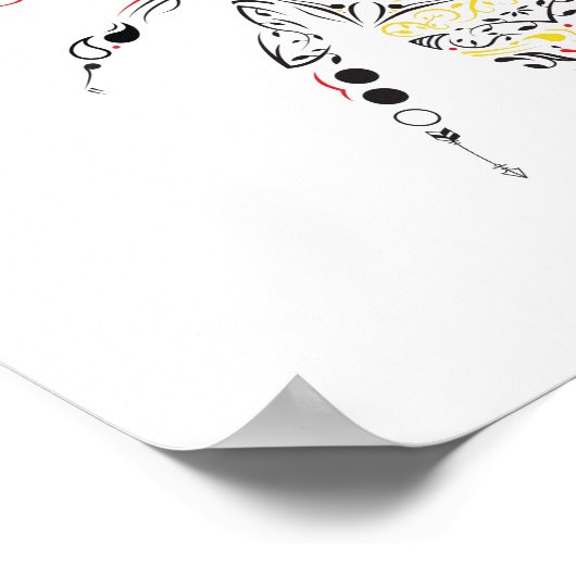 Bienenkönigin Poster (Ecke)