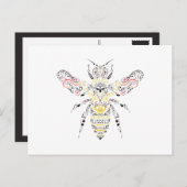 Bienenkönigin Postkarte (Vorne/Hinten)