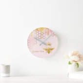 Bienenkönigin Runde Wanduhr (Zuhause)