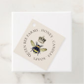 Bienenkönigin und Regalkrone Geschenkanhänger (Beispiel)