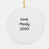 Bienenkönigin-Verzierung Keramikornament (Hinten)