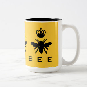 Bienenkönigin Zweifarbige Tasse