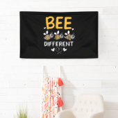 Bienenkopfgeschenk | Bee Different Banner (Insitu)