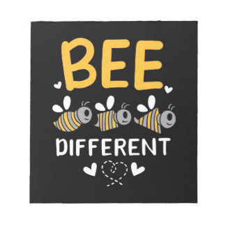 Bienenkopfgeschenk | Bee Different Notizblock