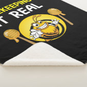Bienenkopfgeschenk | BeeKeeping it Real Sherpadecke (3/4)