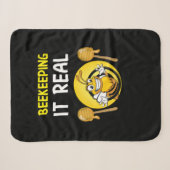 Bienenkopfgeschenk | BeeKeeping it Real Sherpadecke (Vorderseite (Horizontal))