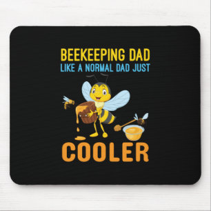 Bienenkopfgeschenk BeeKeeping Vater Cooler Mousepad