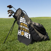 Bienenkopfgeschenk | Bei Bienen Golfhandtuch (Gras)