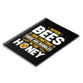 Bienenkopfgeschenk | Bei Bienen Notizblock (Linke Seite)