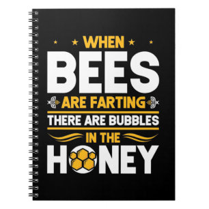 Bienenkopfgeschenk Bei Bienen Notizblock