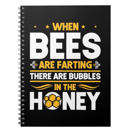 Bienenkopfgeschenk | Bei Bienen Notizblock (Vorderseite)