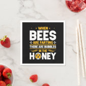 Bienenkopfgeschenk | Bei Bienen Serviette (Beispiel)