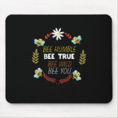 Bienenkopfgeschenk | Biene Humble Bee True Mousepad (Vorne)