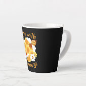 Bienenkopfgeschenk | Die Imkerin wird mit meinen H Milchtasse (Rechte Ecke)